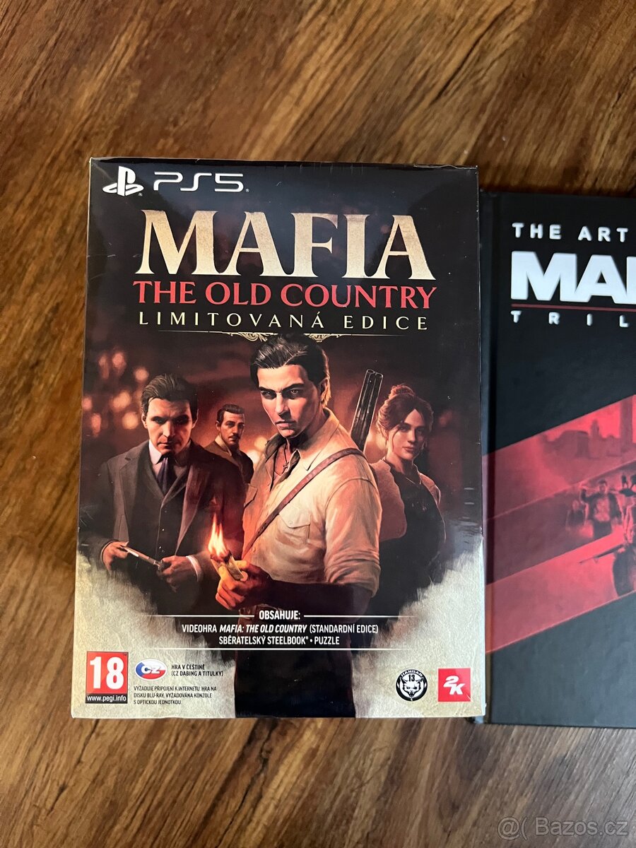 PS5 Mafia old country + kniha - 2