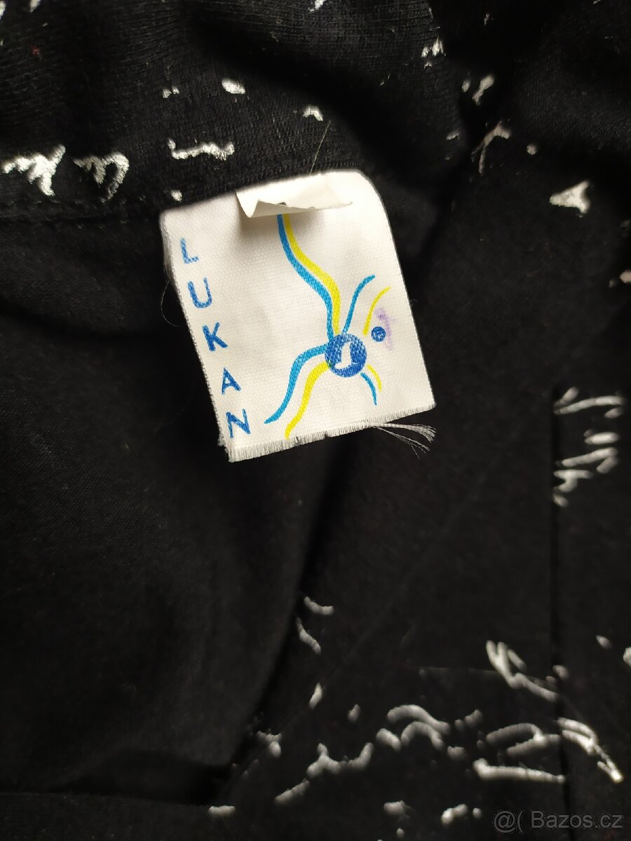 hezká černo bílá halenka - 2