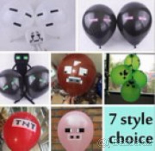 VŠE NÁ MINECRAFT OSLAVU,PÁRTY - 2