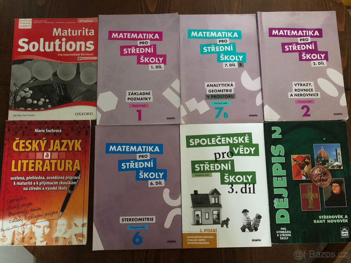 Knihy a učebnice 1. Cenu nabídněte. - 2