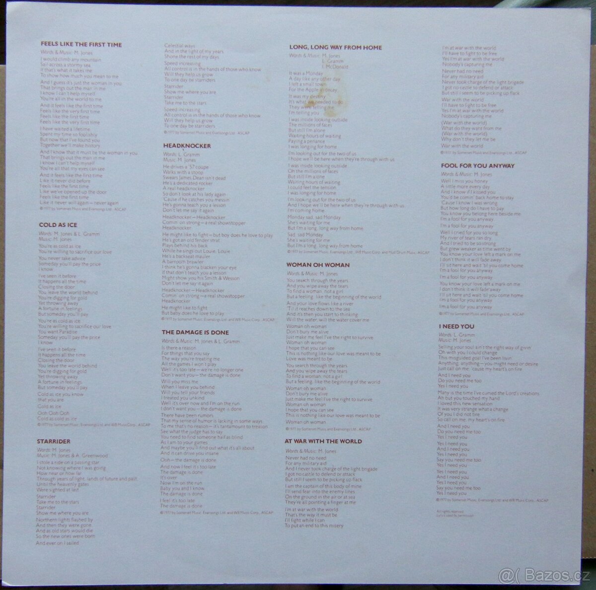 LP deska - Foreigner - Foreigner - 2