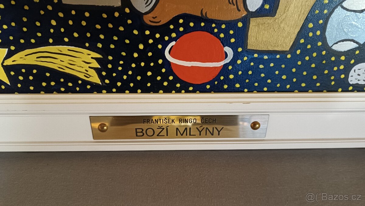 Originál F.Ringo Čech, Boží mlýny. - 2