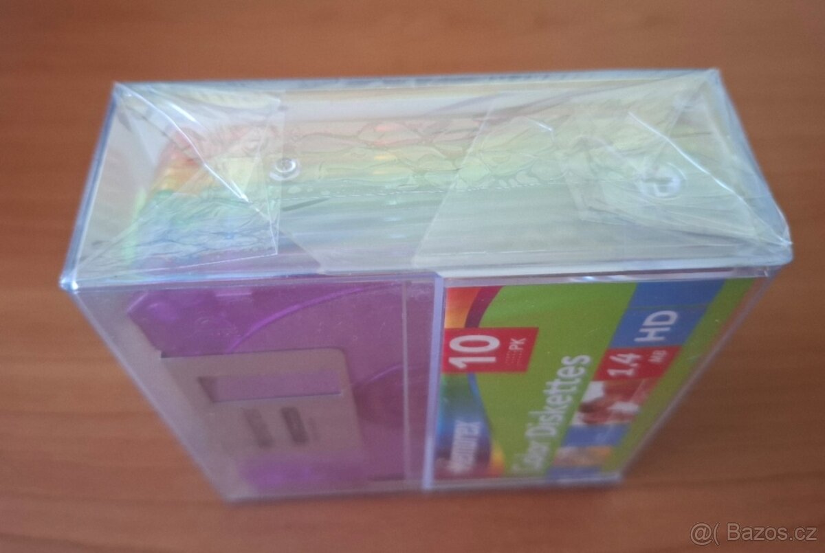 Memorex Color Diskettes 3,5" – 1,44 MB, originálně zabalené - 2
