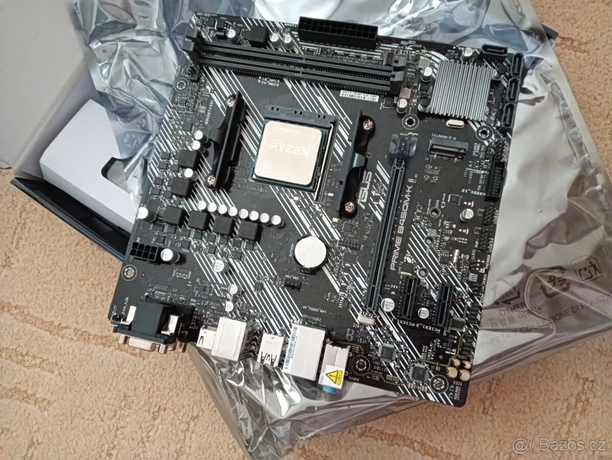 MB ASUS Prime B450M-K II + CPU + RAM, sock. AM4 - 2