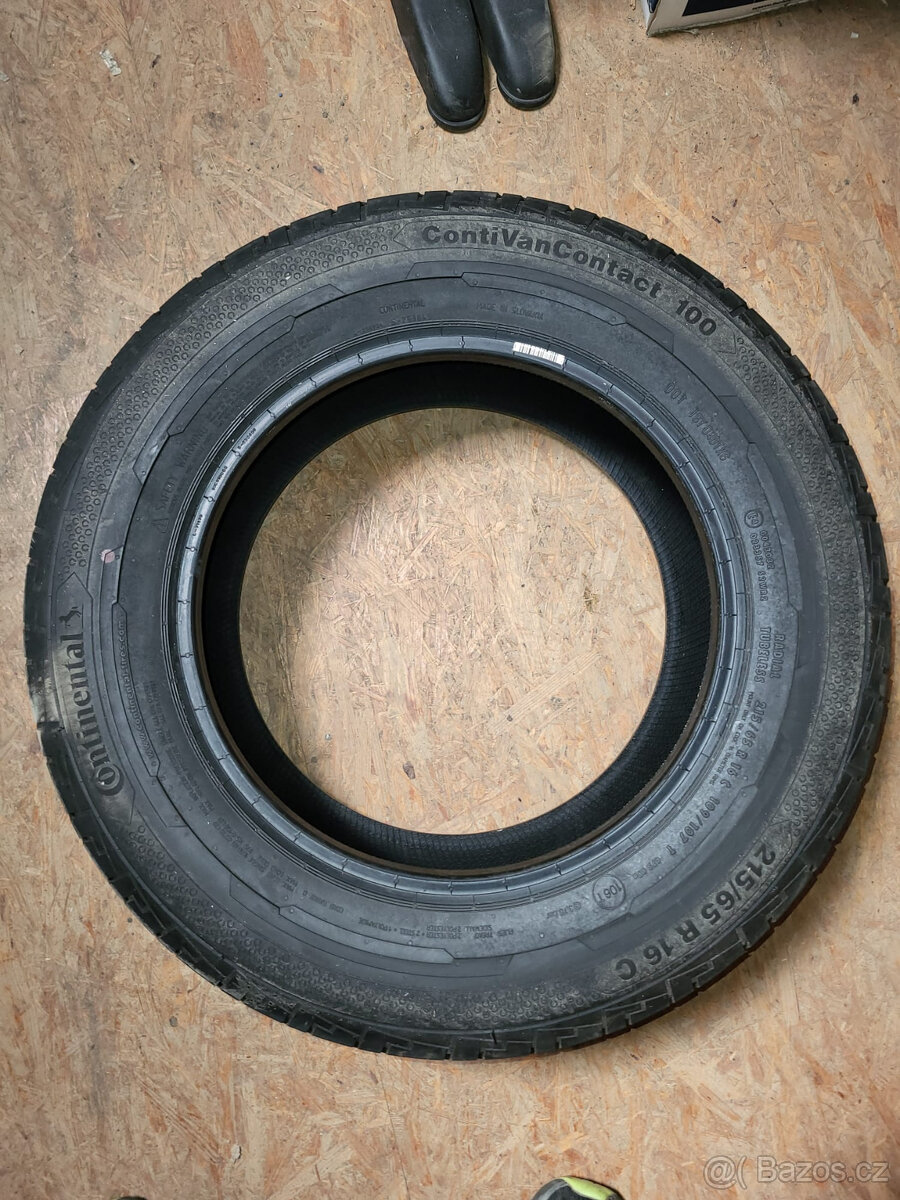 Prodám letní pneumatiky Continental VanContact 100 215/65R15 - 2