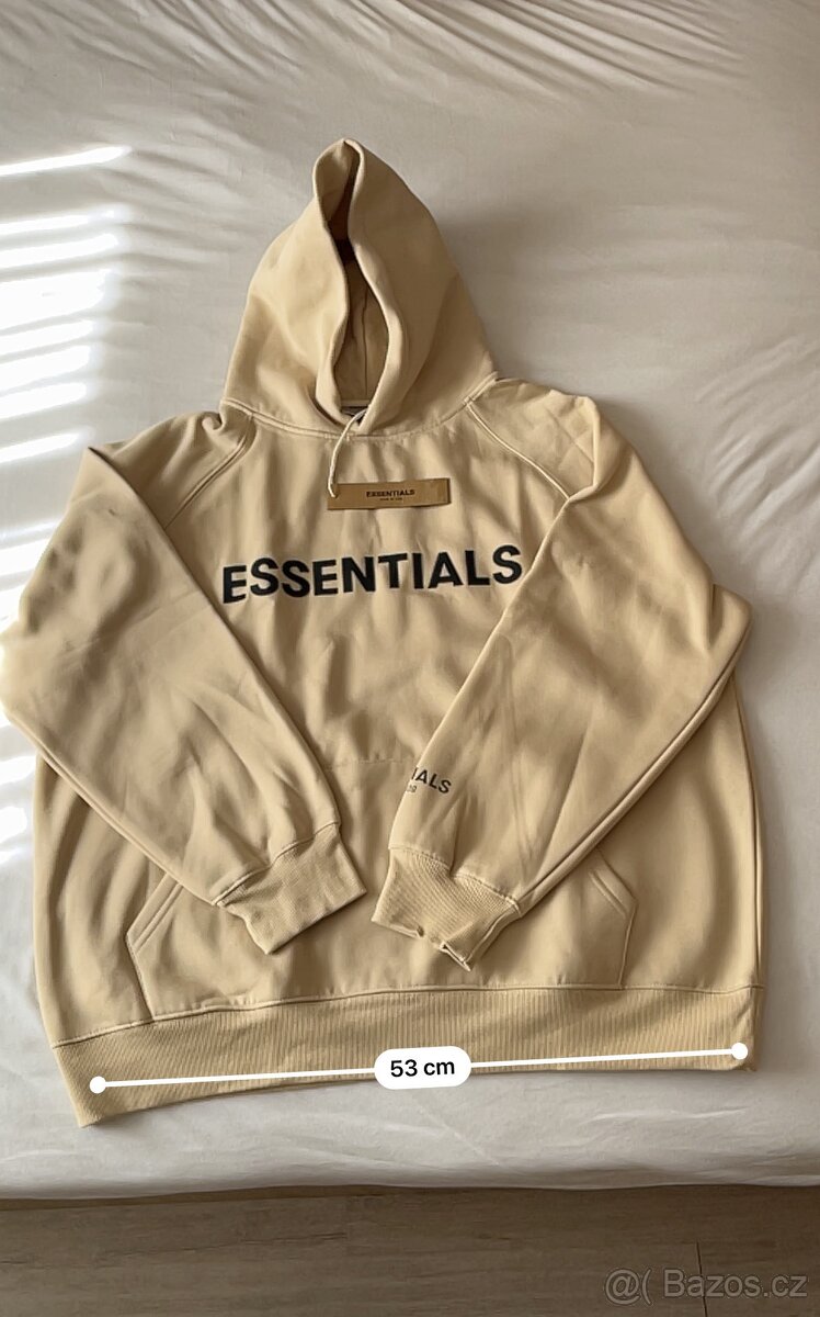 Essentials mikina - M (165-180cm) - žlutá - 2