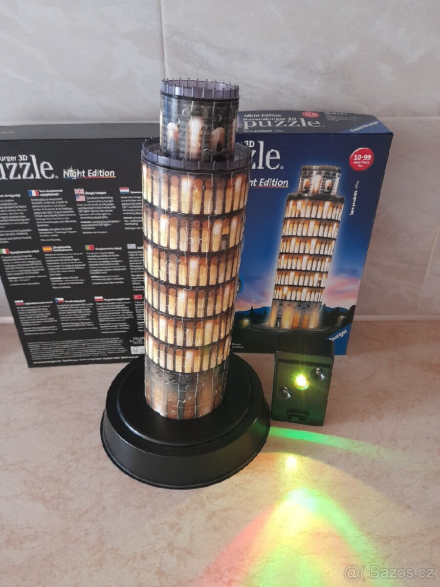 Ravenssburger 3D puzzle noční edice.(Oblouk,Věž,Maják) - 2