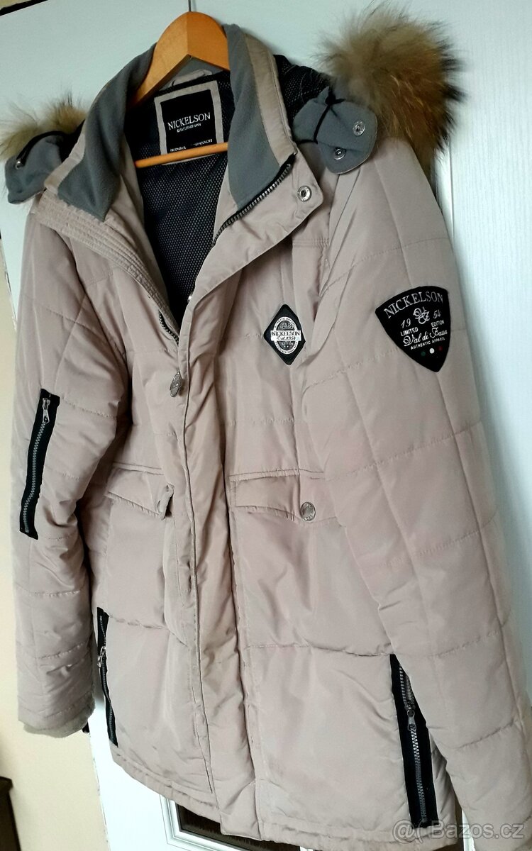 NICKELSON XXL zimní bunda s kožíškem - 2