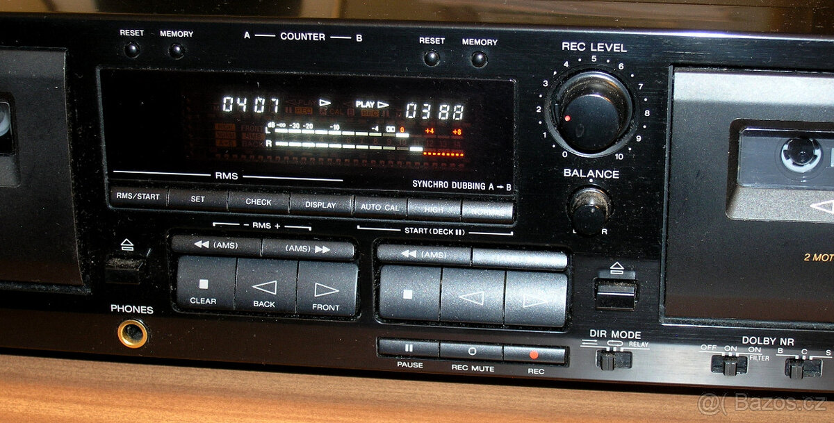 Kazetový magnetofon SONY TC-WR645S, dolby B,C,S NA OPRAVU - 2