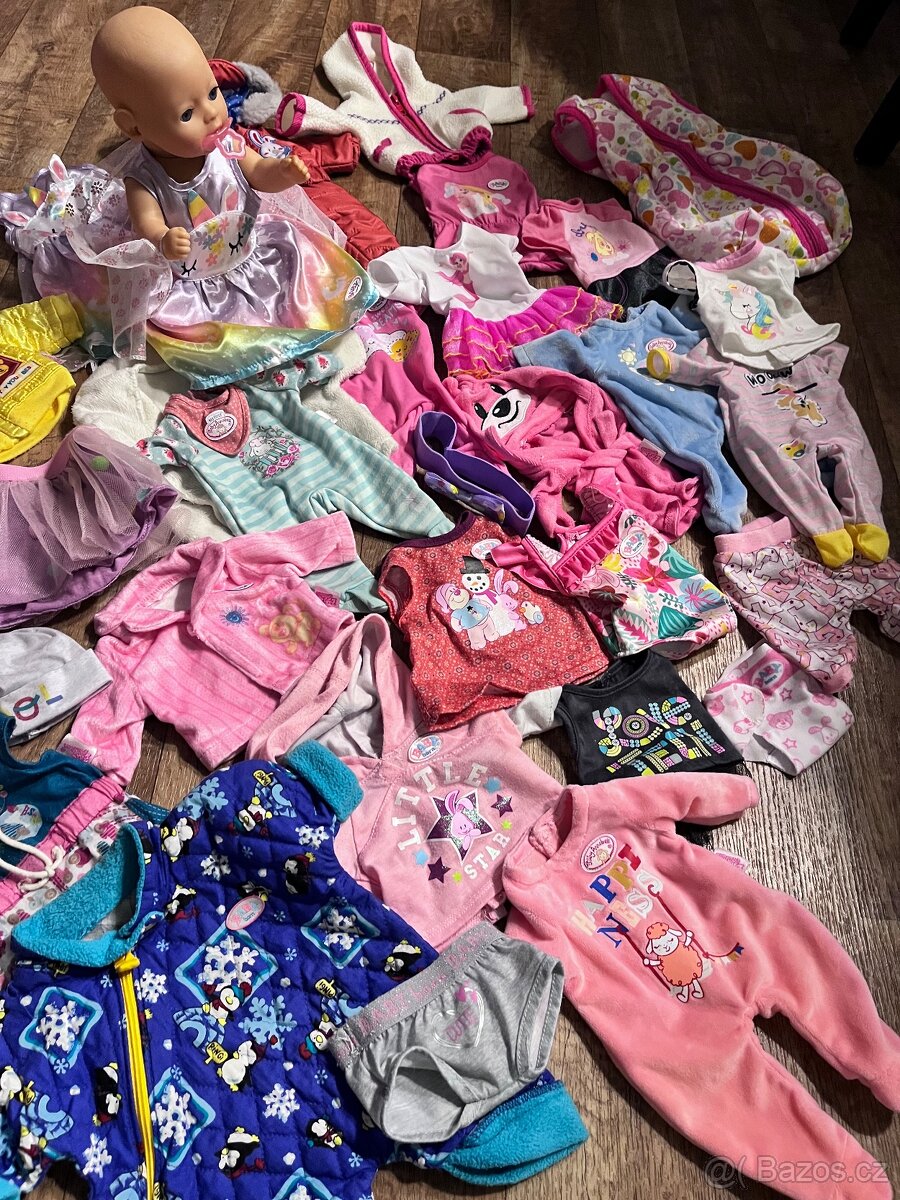 Baby Born panenka 36 cm + mega set příslušenství - 2