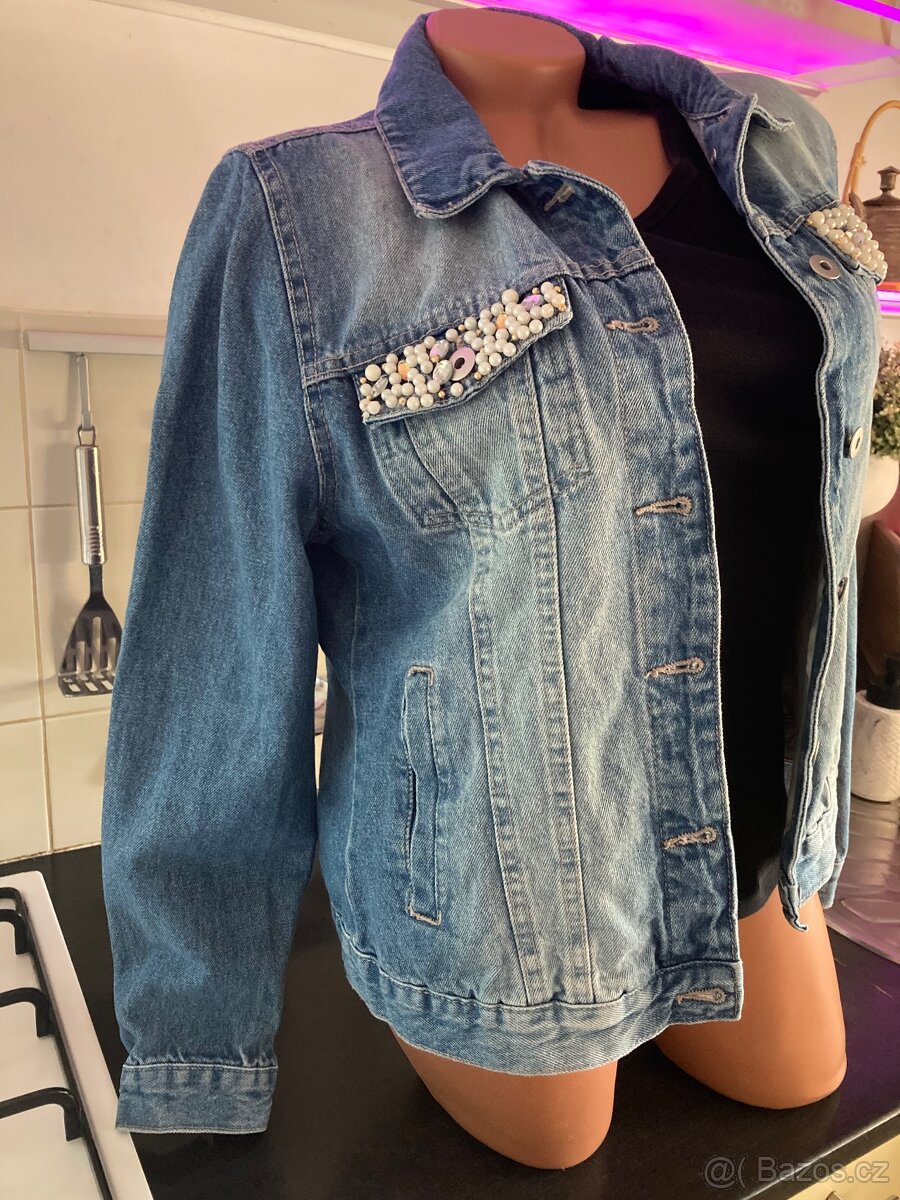 Dámská riflová bunda vel. 38 - 2