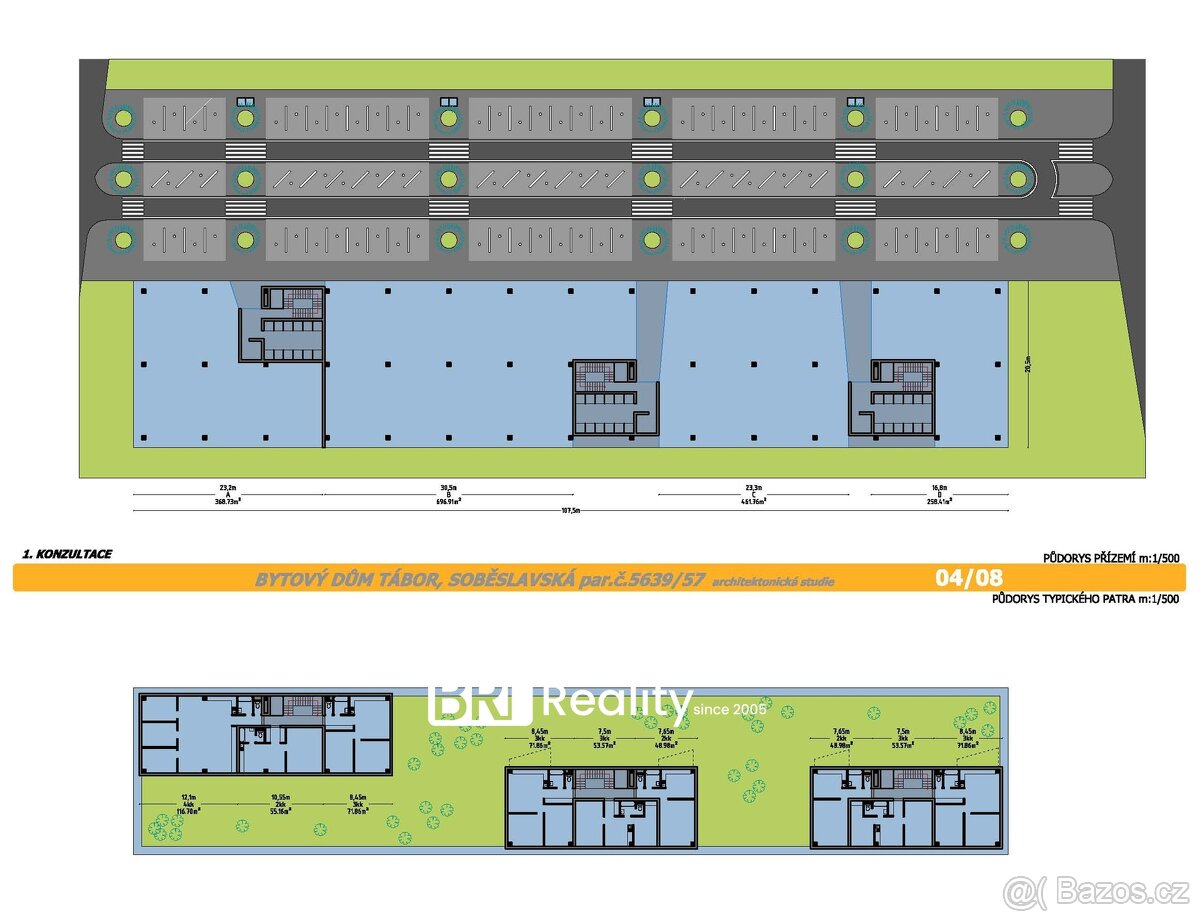Stavební parcela 3.899 m2, k bydlení + komerční využití - Tá - 2