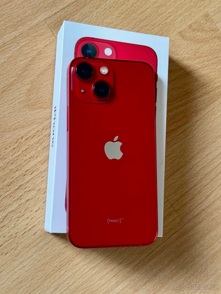 iPhone 13 Mini Red BATERIE 100% TOP - 2