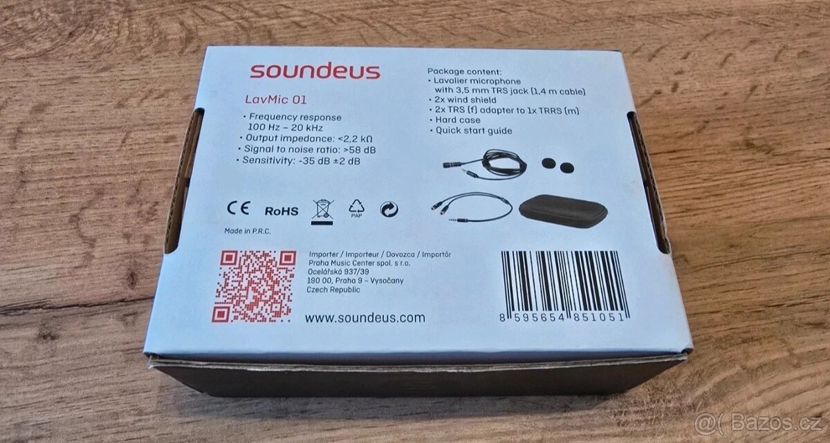 Klopovy mikrofon Soundeus LavMic 01 - 2