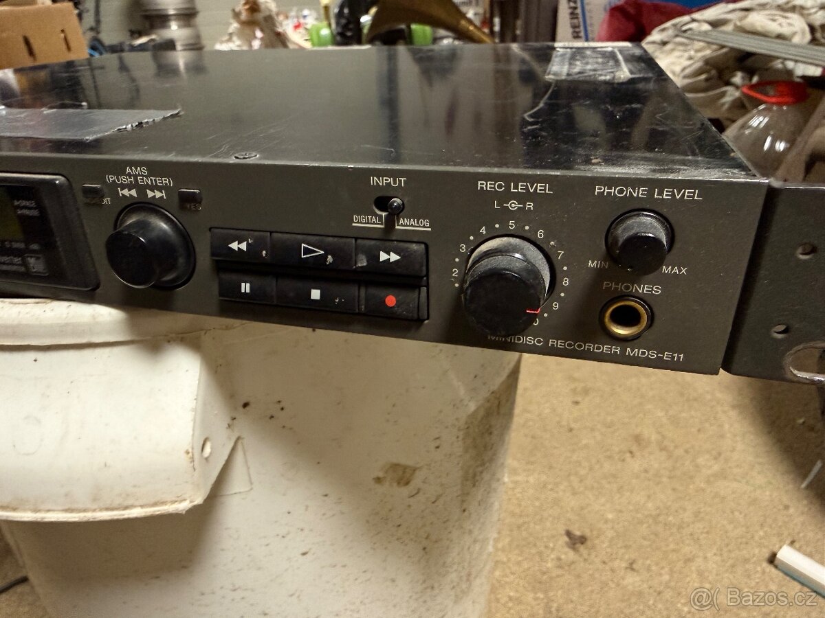 Sony minidisc prehravac mds-e11 do racku - 2