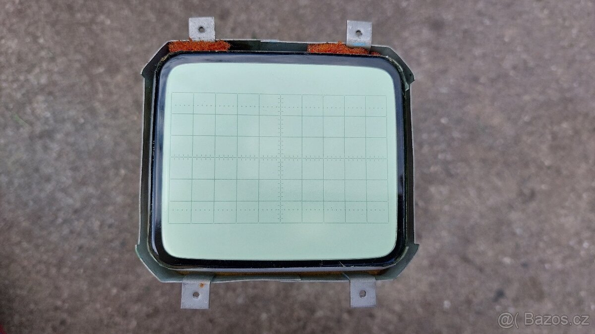 Osciloskopická obrazovka 11LO101I Tesla BM566 - 2