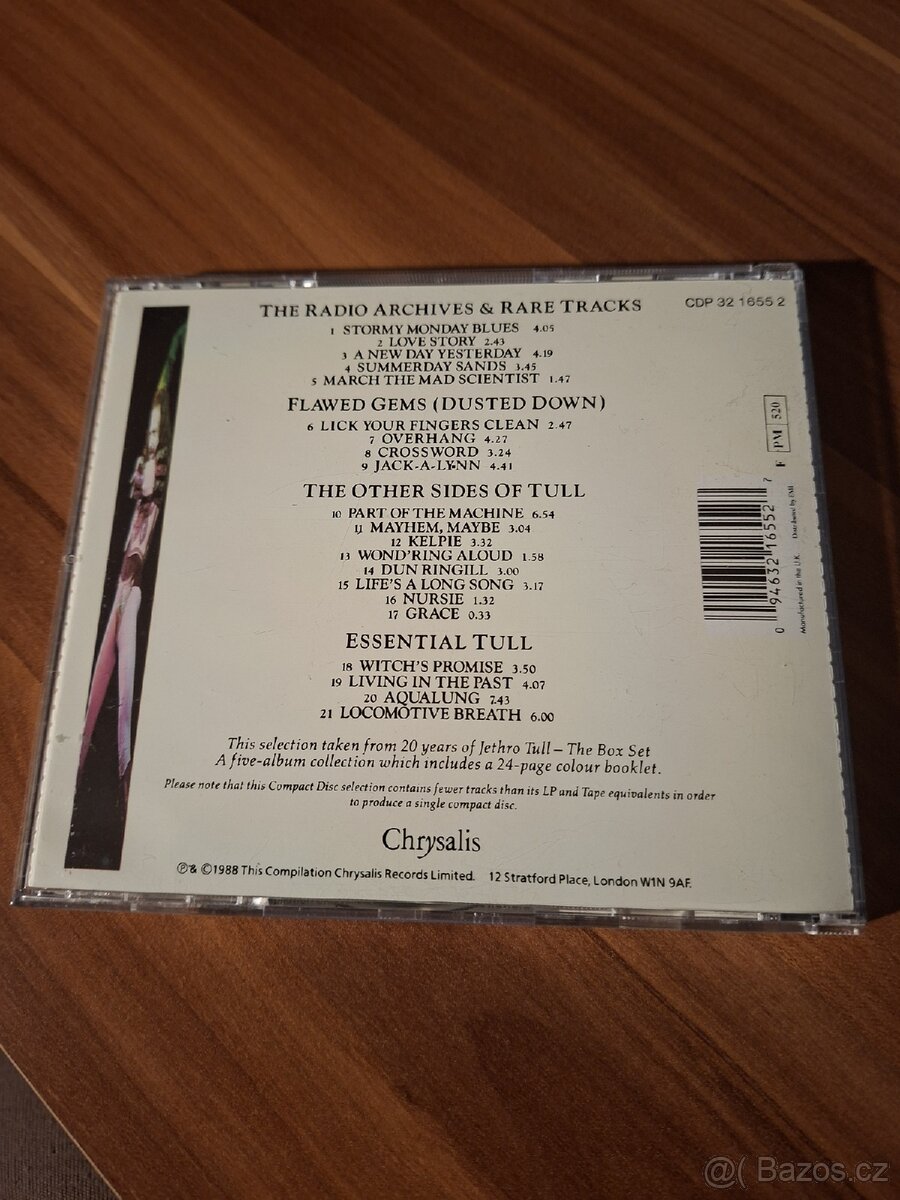 Prodam cd J.Tull - 2