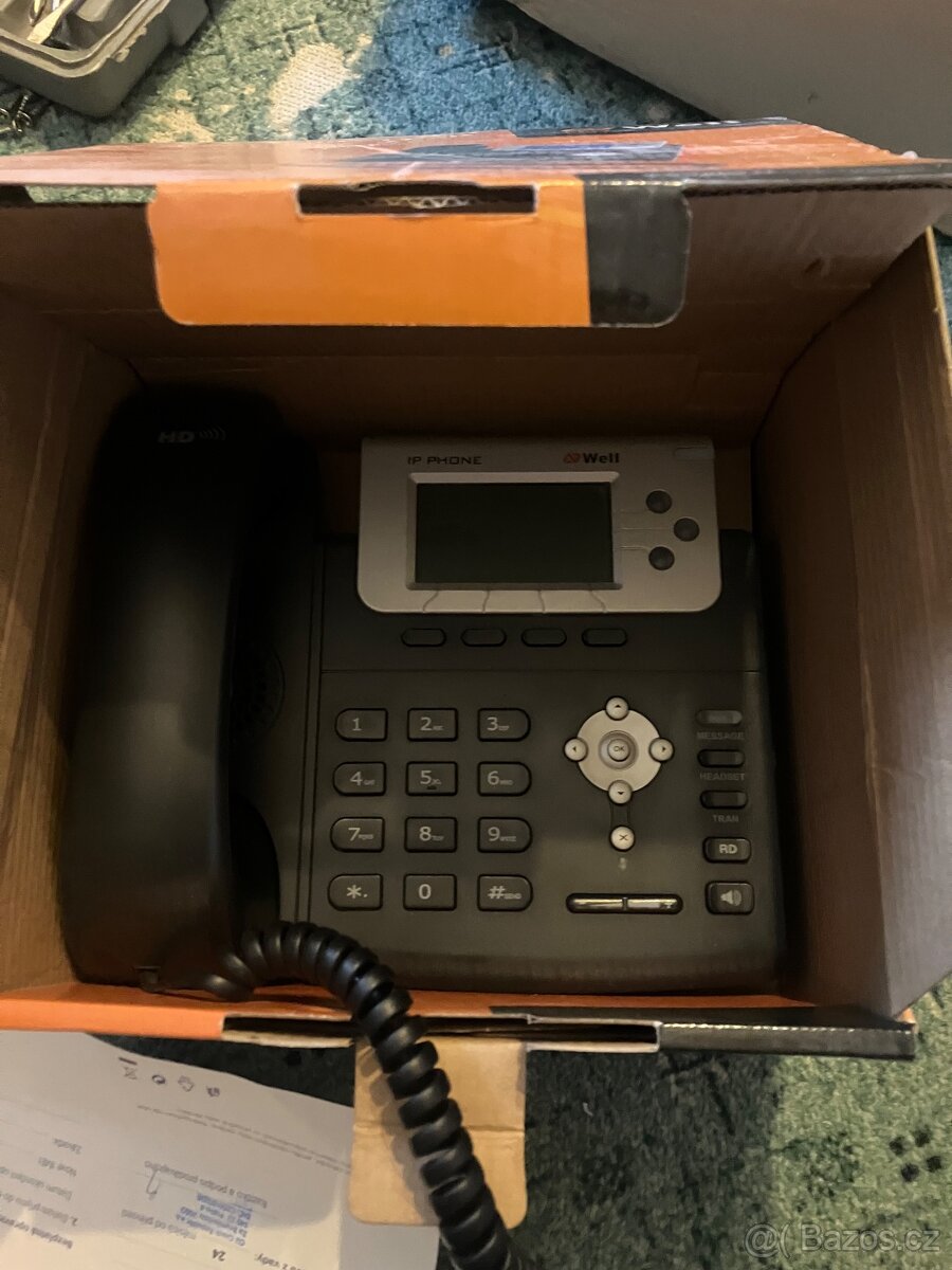 VoIP, SIP telefon WELL - 2