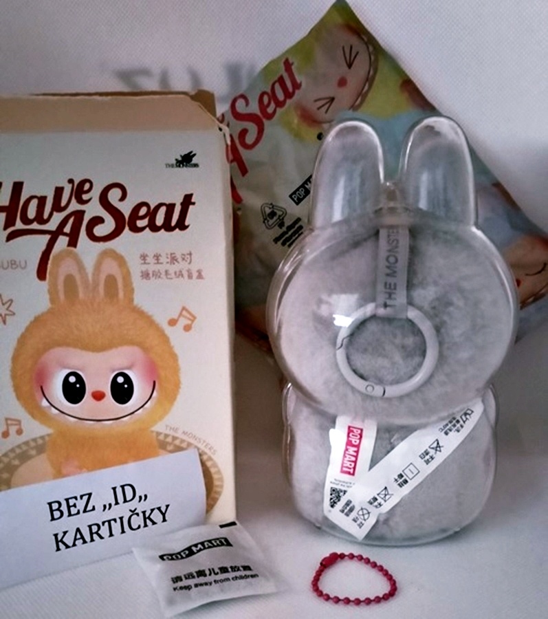 👜 POP MART Labubu Have a Seat série V2 HEHE, mončičák - 2