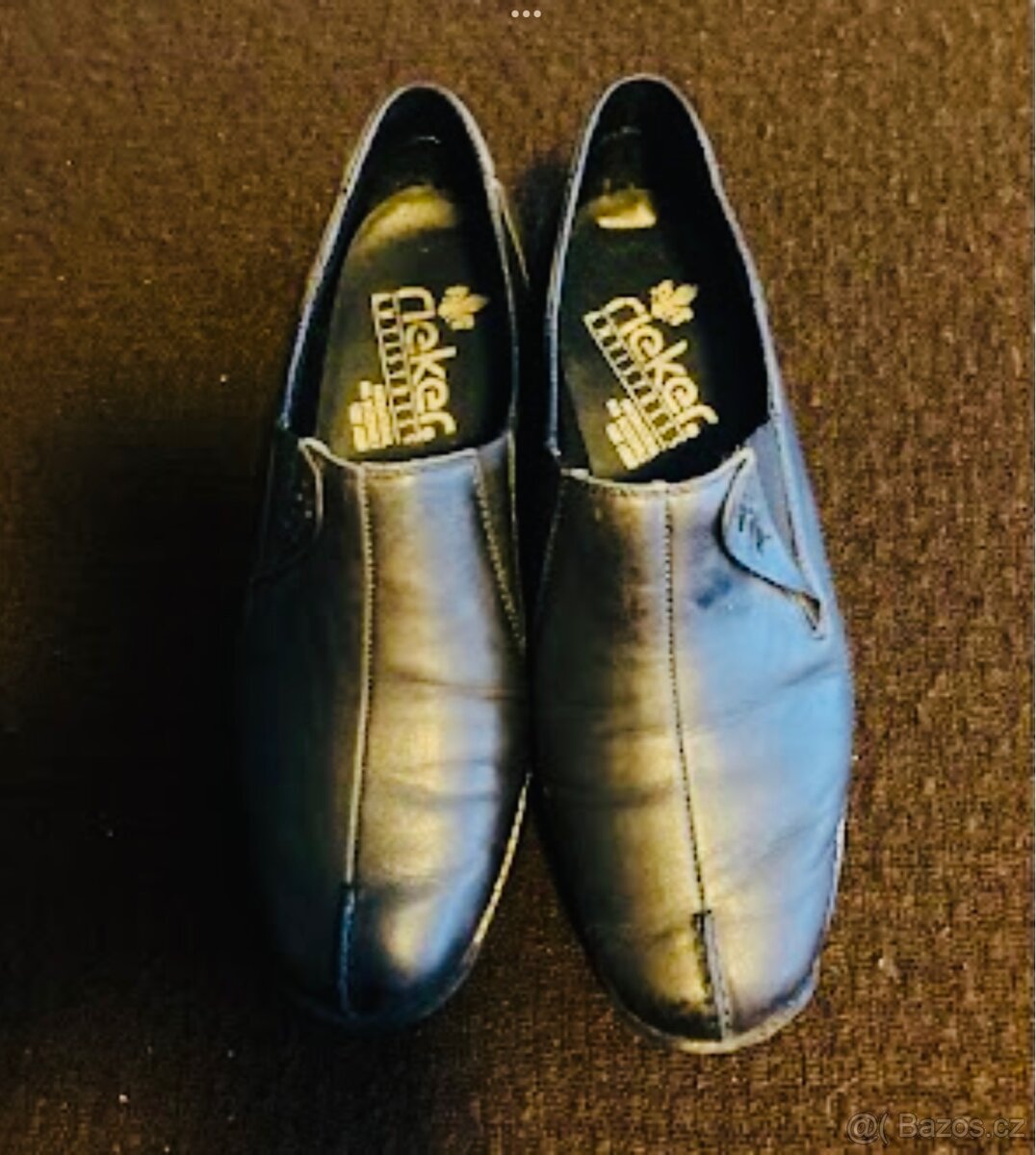 Dámské celokožené mokasíny Rieker Antistress - 2