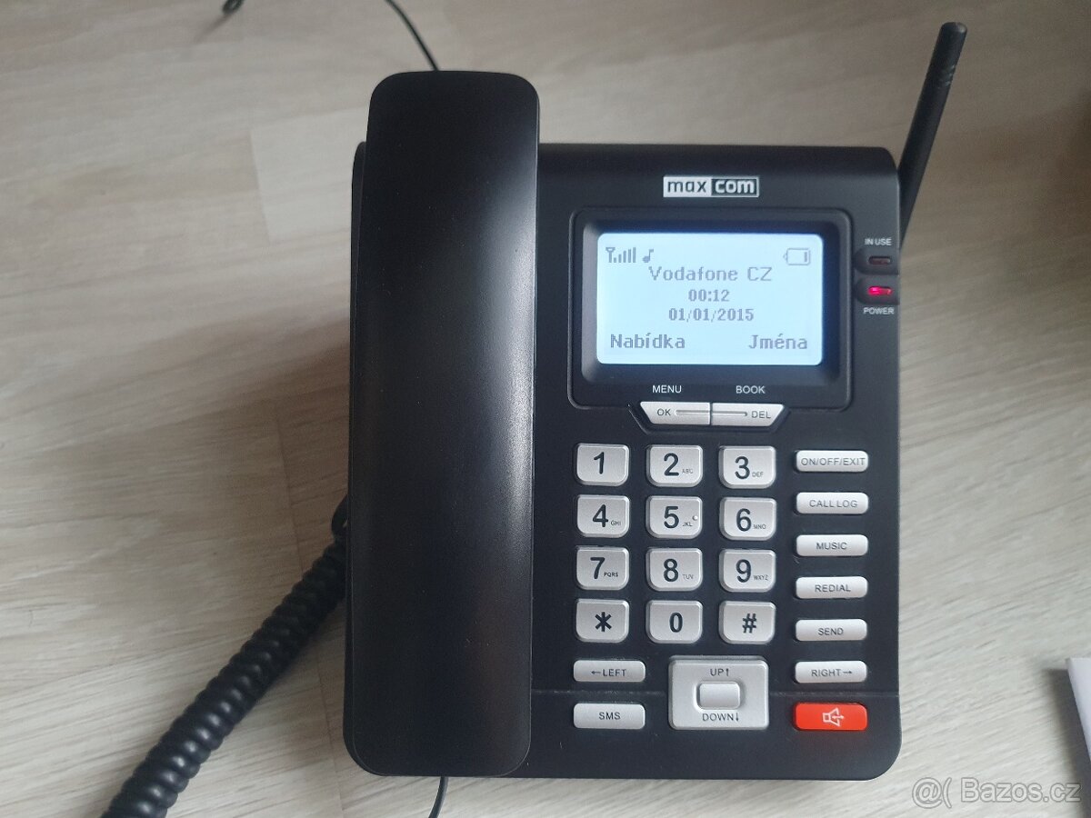 Stolní telefon na SIM - Maxcom Comfort MM 28D - 2