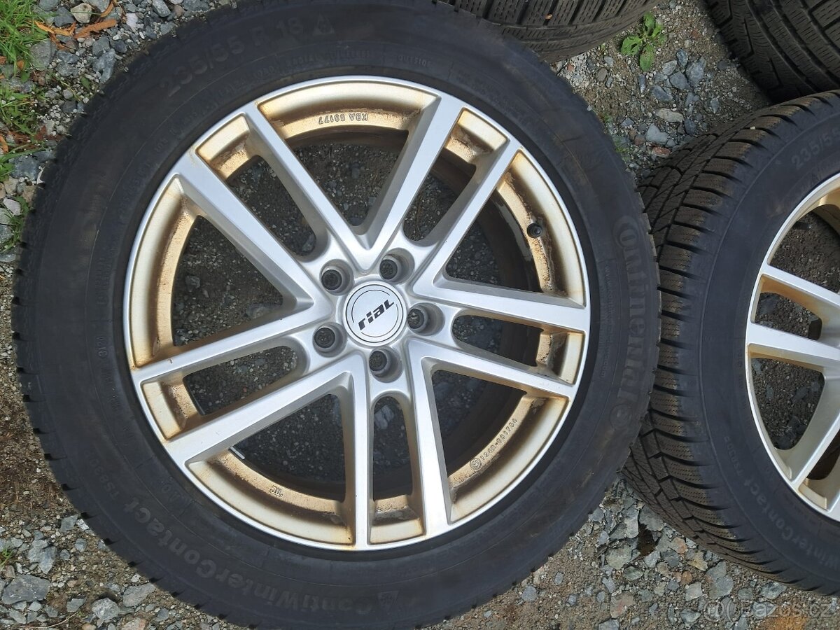Alu kola 5x112 7J18", 235/55R18, zimní - 2