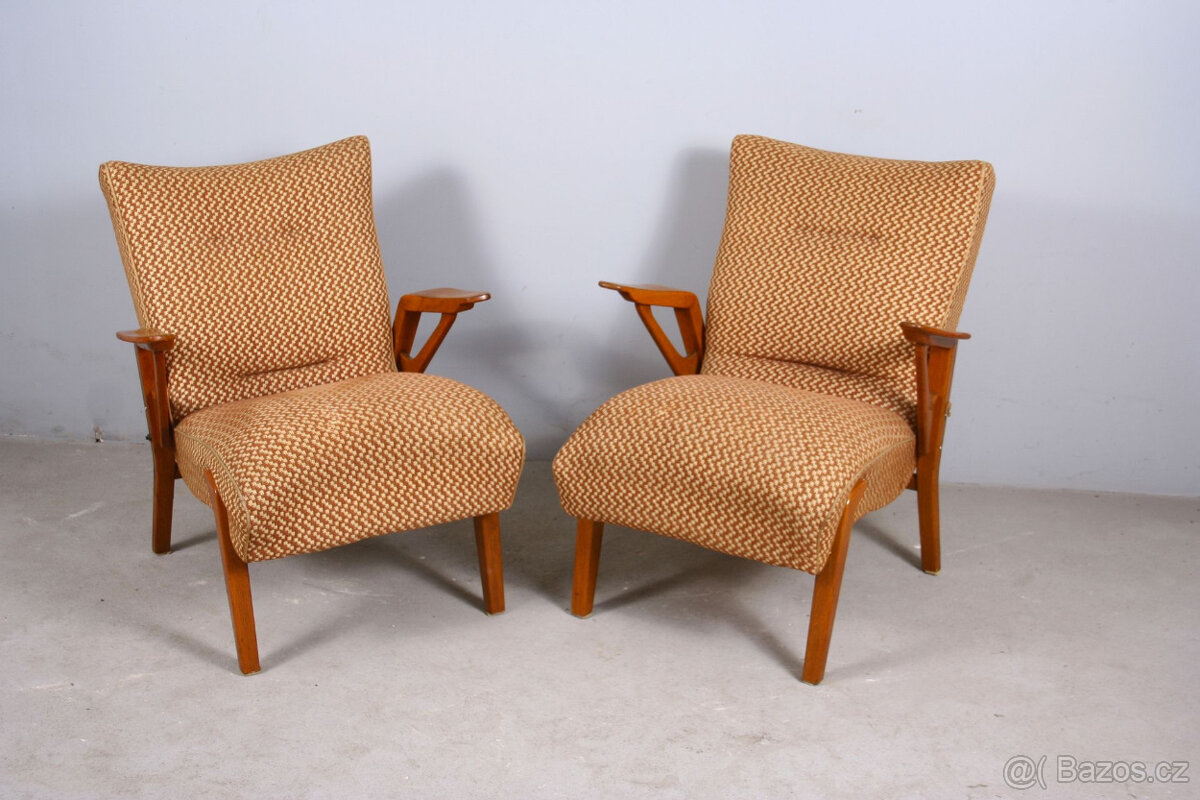 retro křesla / BRUSEL / cena za pár - 2