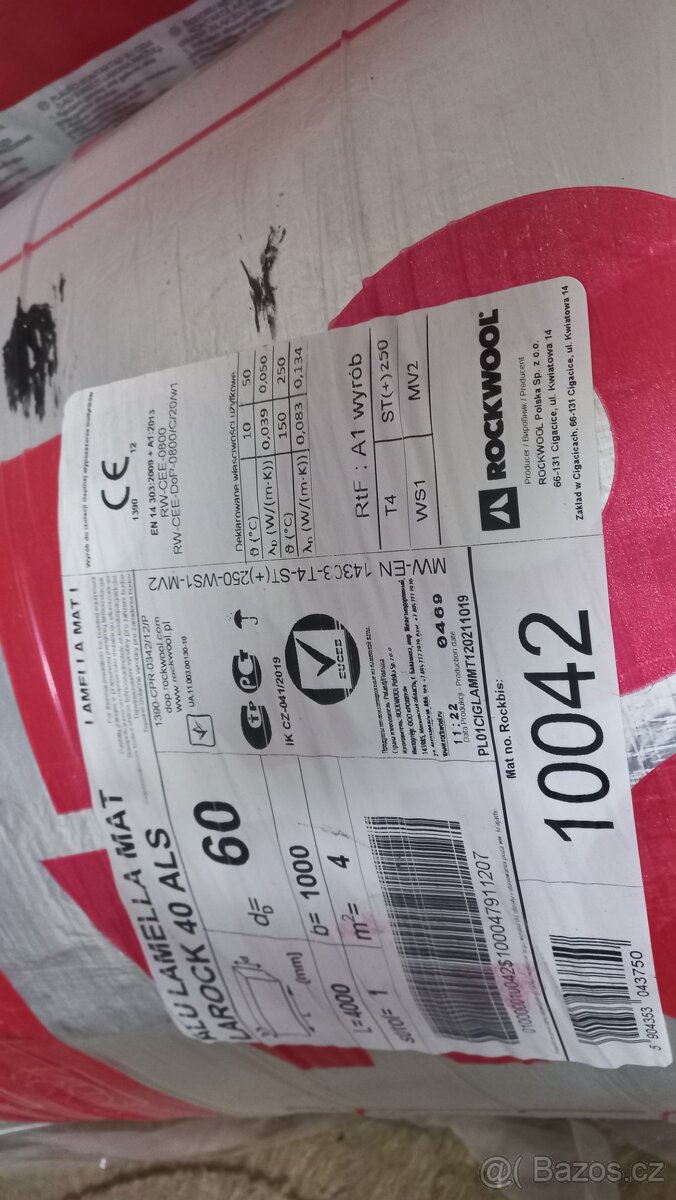Rockwool alu lamela vata 15 balení - 2