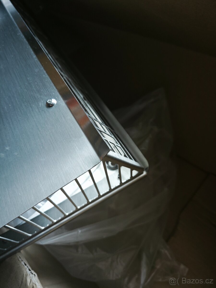 Kombinovaná nerezová fasádní mřížka rekuperace DN160 - 2