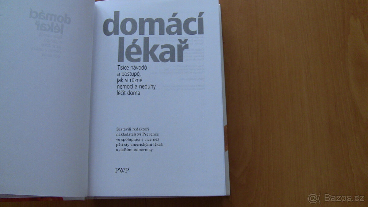 Kniha Domací Lékař - Nová - 2