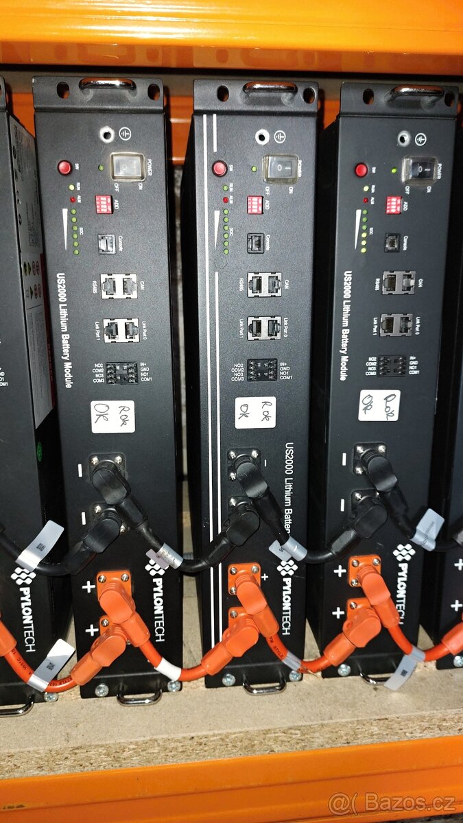 Repasované baterie Pylontech US2000B / US2000C – LiFePO₄ 2,4 - 2