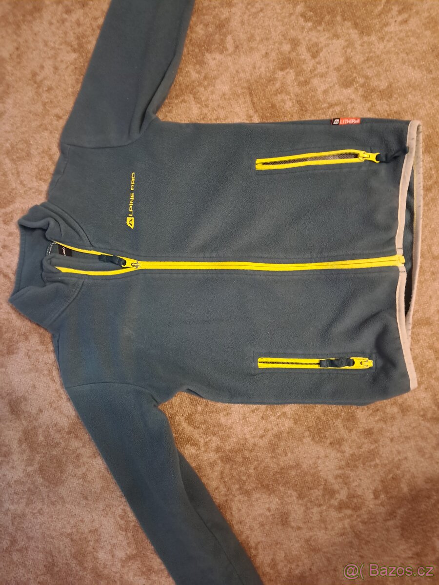 Flísové mikiny vel.128-134 - 2