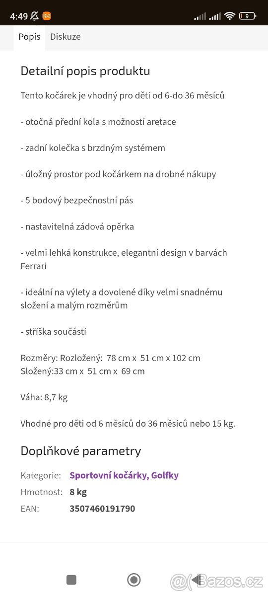 FERRARI KOČÁREK - 2