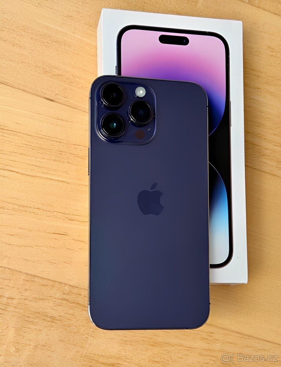 iPhone 14 Pro Max Deep Purple BATERIE 100% TOP - 2