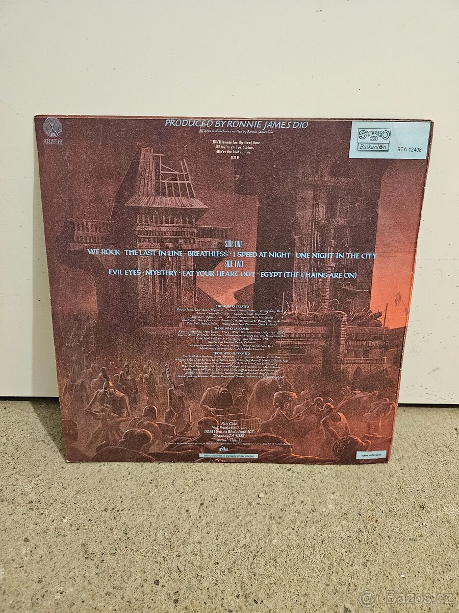 Dio – The Last In Line (LP, Balkanton) - 2