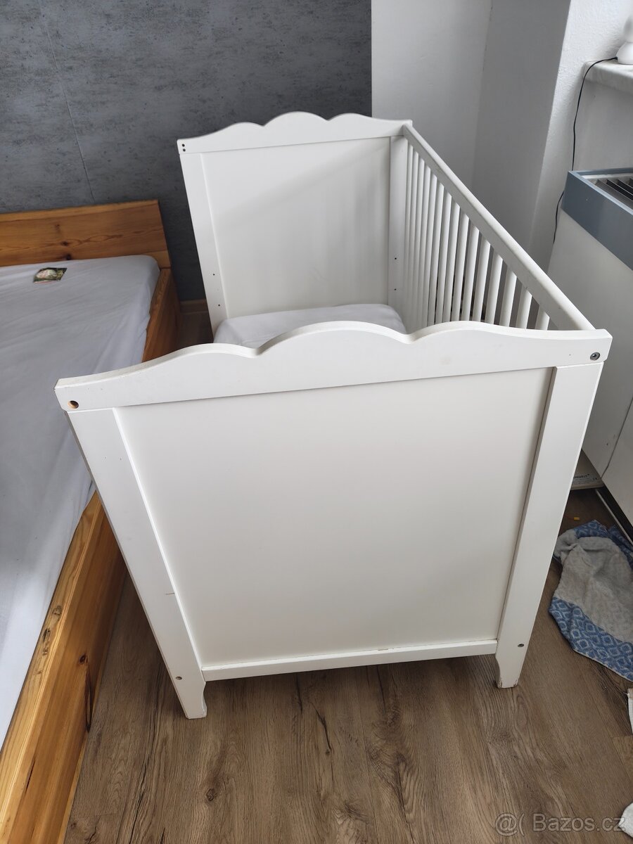 Dětská postýlka s matrací + 2× prostěradlo - 2