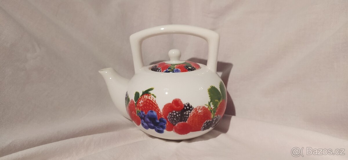 Porcelánová konvička na čaj - 2