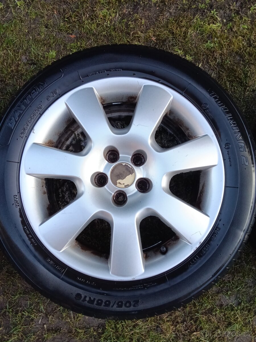 ALU disky 5x100r16 originál Volkswagen - 2