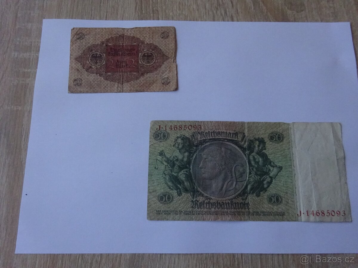 bankovky 2 krát - 2