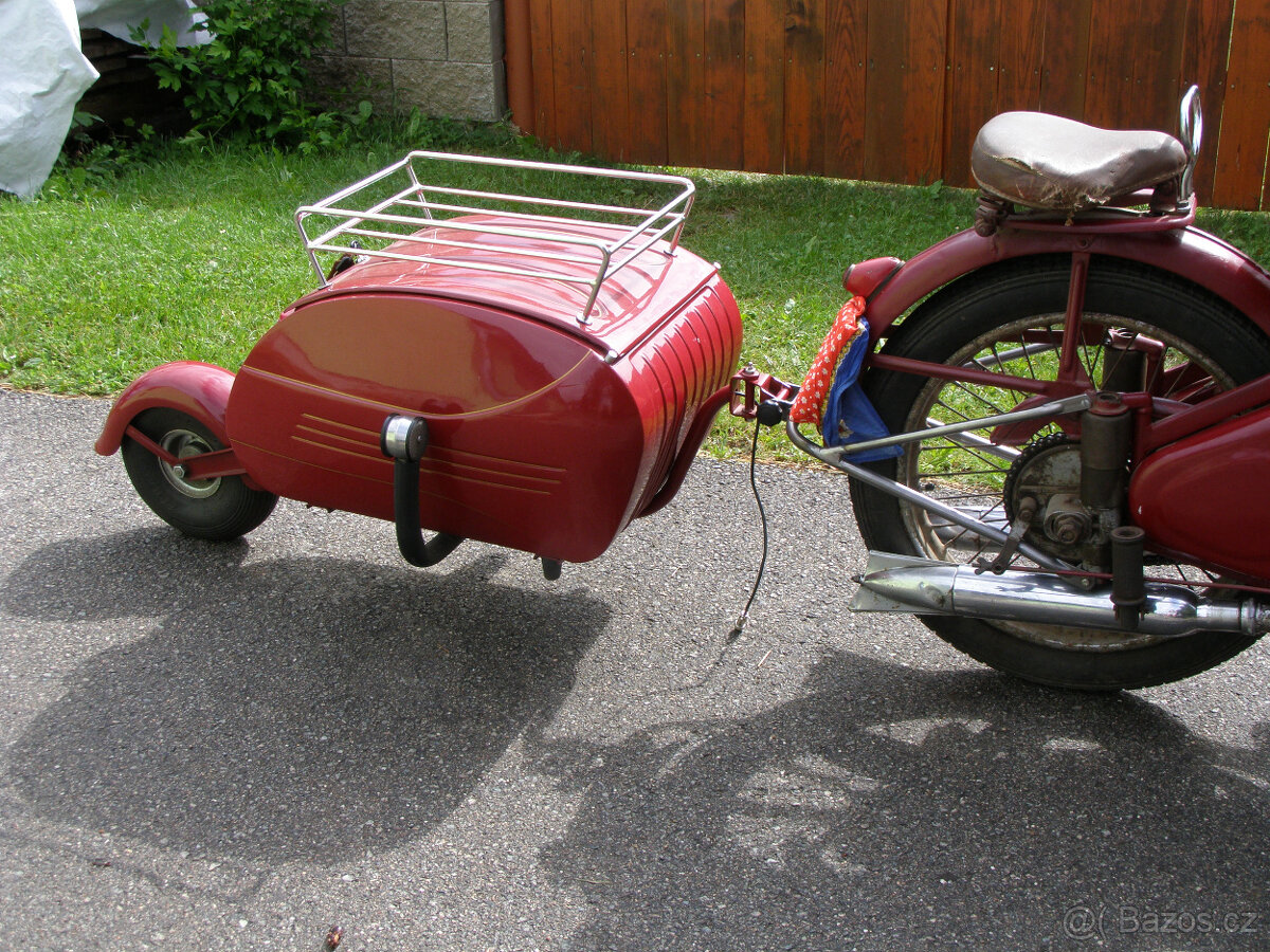 Tažné zařízení na přívěsný vozík PAV- Jawa Pérák - 2