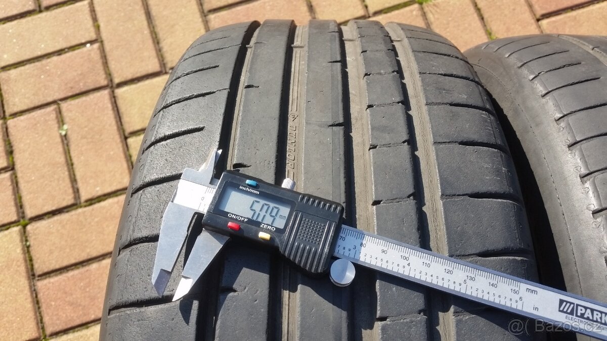 Letní pneumatiky DUNLOP 225/45 R17 4ks za 400,-kč - 2