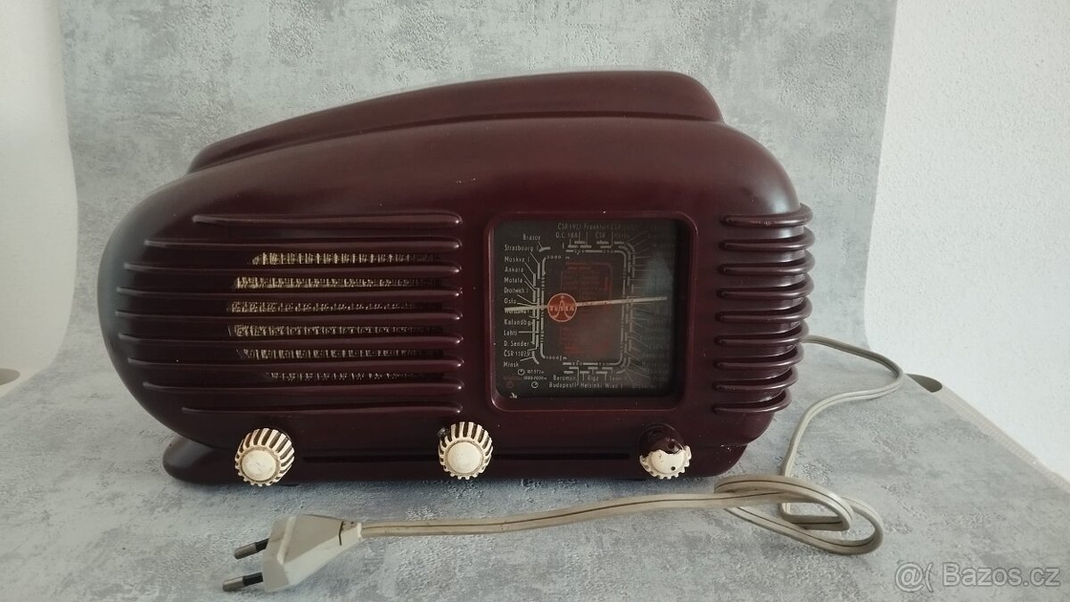 Stare bakelitové rádio TALISMAN do sbnírky, k dekoraci - 2