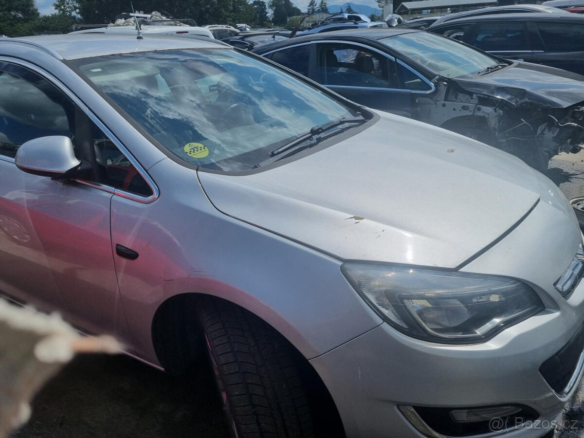 Opel Astra J 1.6 CDTI ( B16DTL ) 81kW r.2016 stříbrná Z176 n - 2