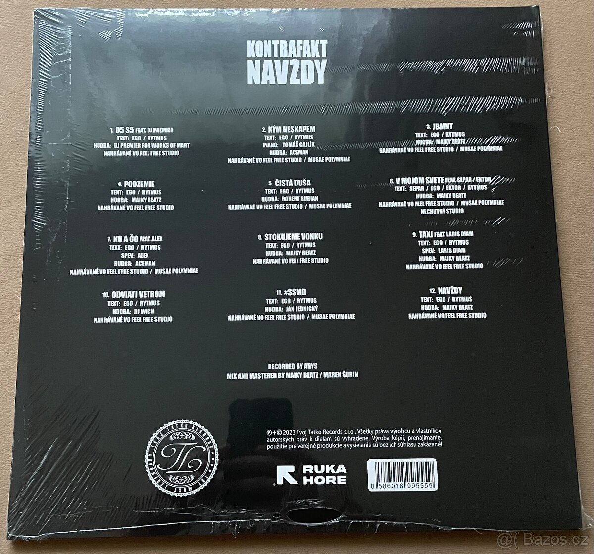 Vinyl Kontrafakt - Navzdy LP - 2