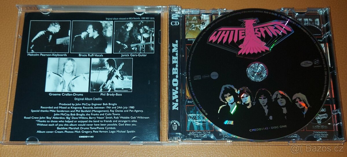 2 CD WHITE SPIRIT - WHITE SPIRIT 1980 - 2