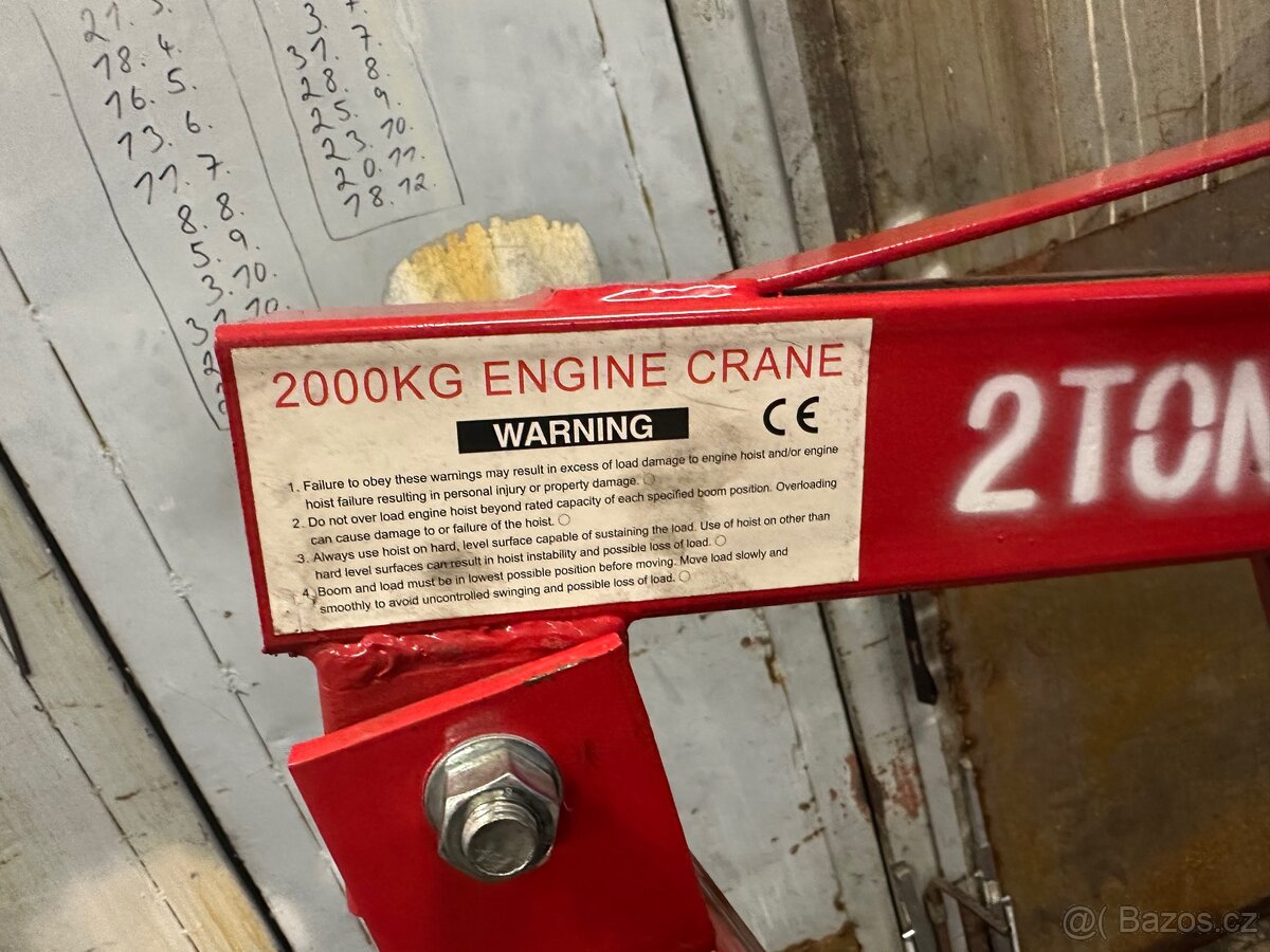 Dílenský zvedák 2t žirafa - 2