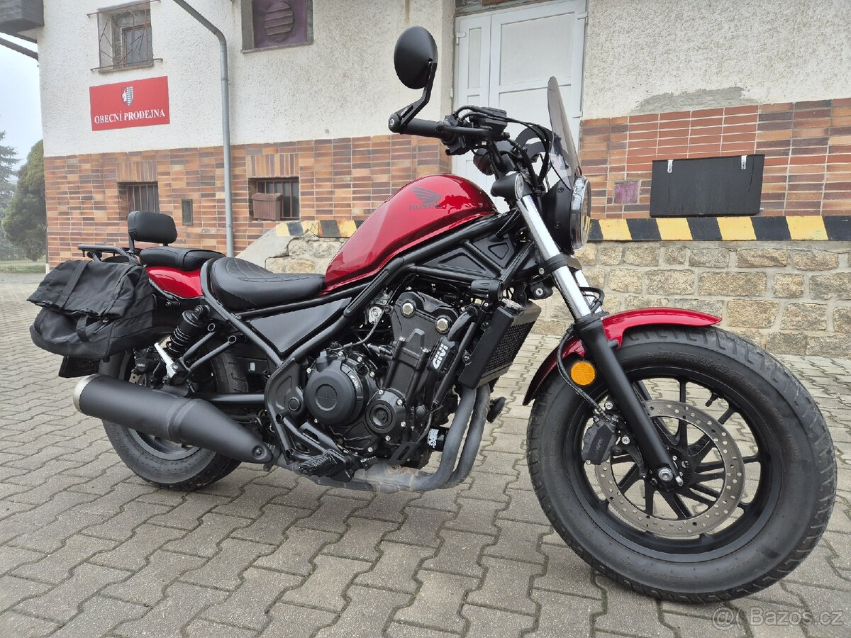Prodám Honda CMX500 Rebel, r. v. 2023, ABS, ČR, 15512km - 2