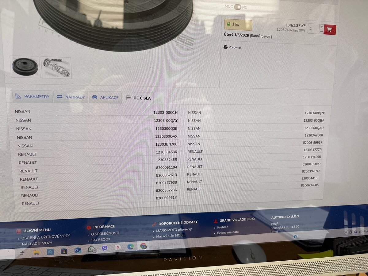 Řemenice klikový hřídele - 2