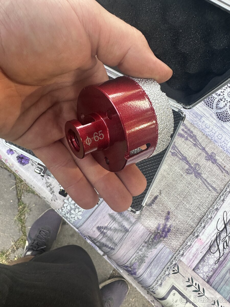 Sada vykružovacích diamantových korunek - 2