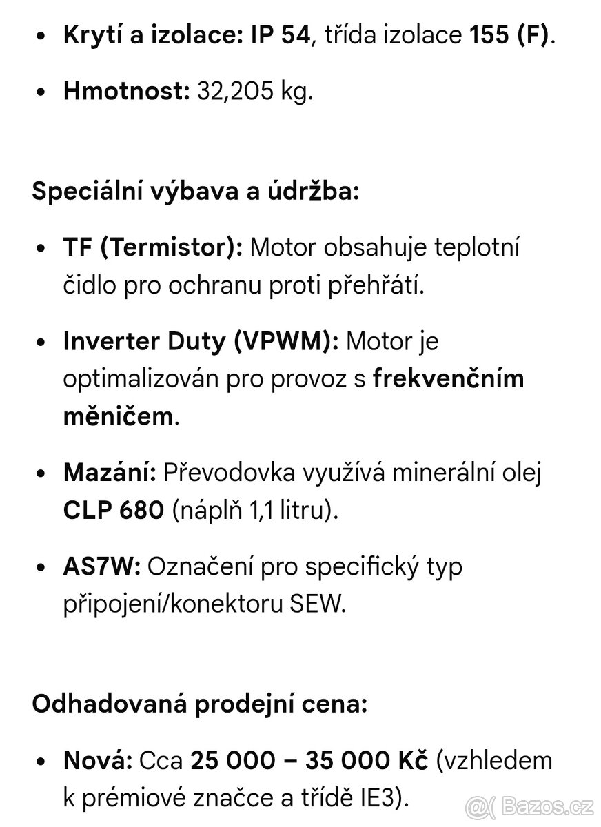 Motor s převodovkou - 2